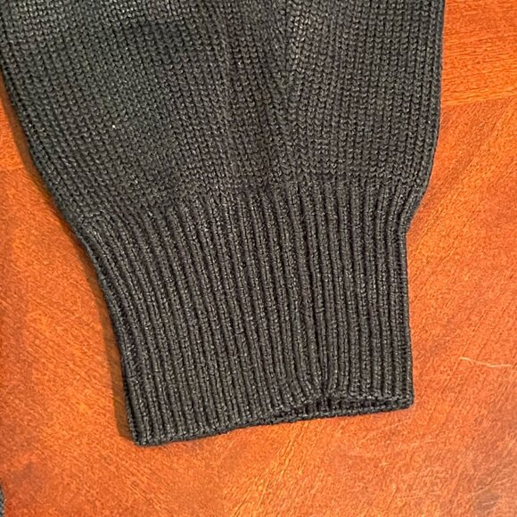 vintage Dennis Mens YL Green Acrylic Button-Up Cardigan Sweater - Picture 8 of 12